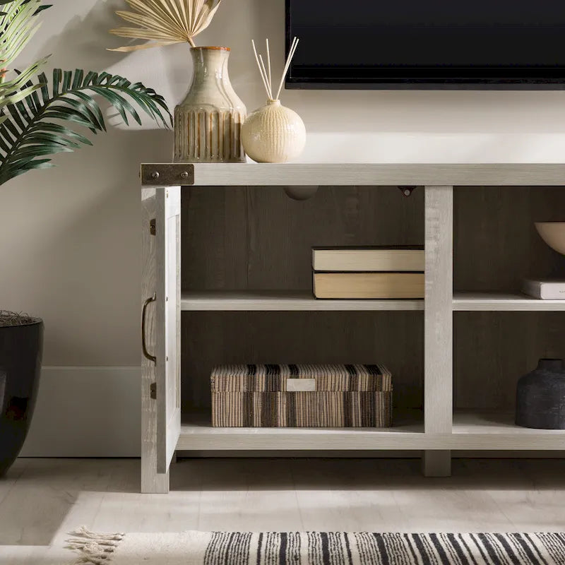 Meuble TV de 70 pouces avec porte de grange