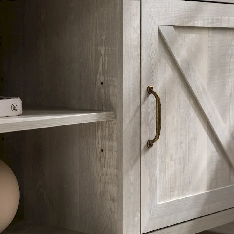 Meuble TV de 70 pouces avec porte de grange