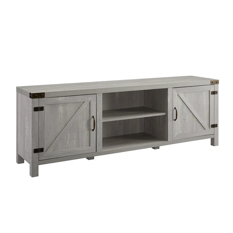 Meuble TV de 70 pouces avec porte de grange