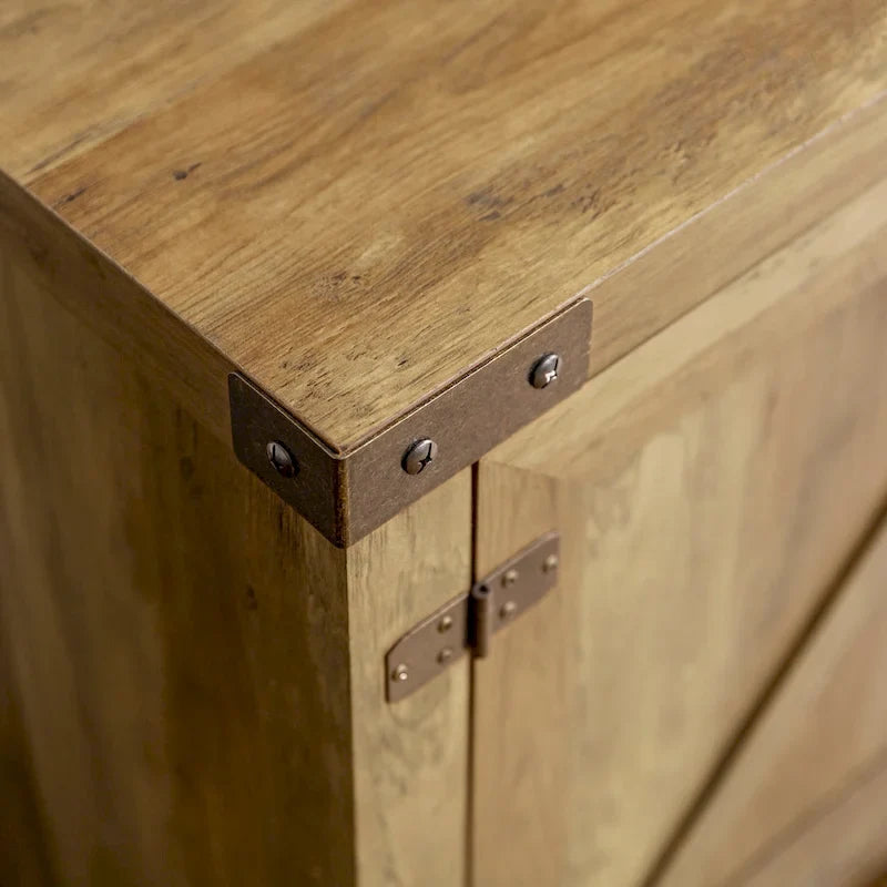 Meuble TV de 70 pouces avec porte de grange