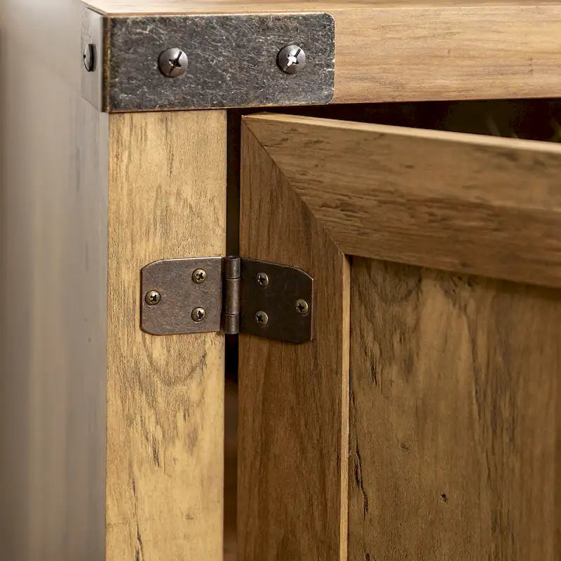 Meuble TV de 70 pouces avec porte de grange
