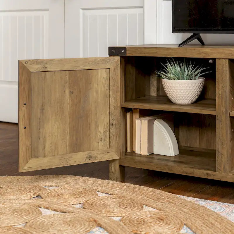 Meuble TV de 70 pouces avec porte de grange