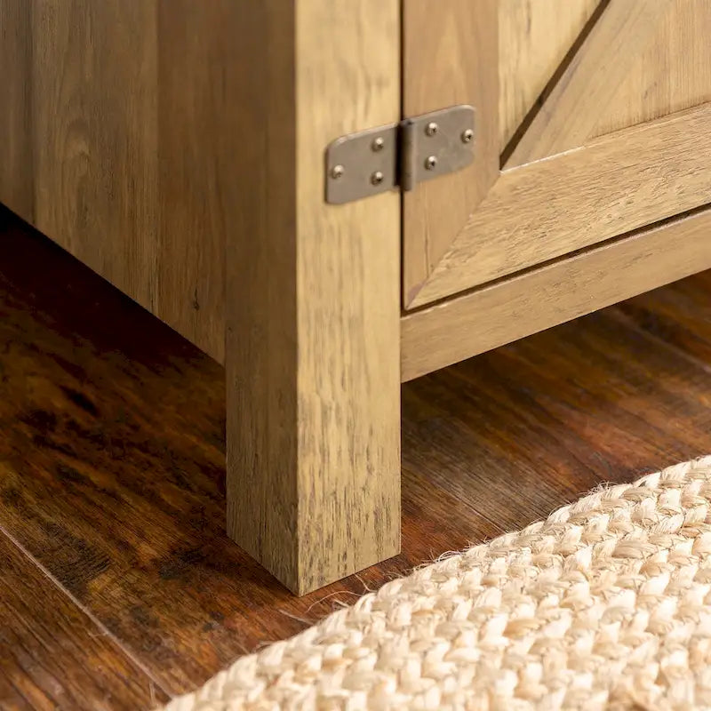 Meuble TV de 70 pouces avec porte de grange