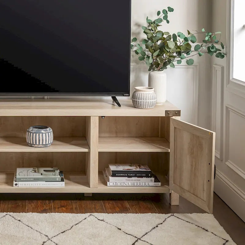 Meuble TV de 70 pouces avec porte de grange