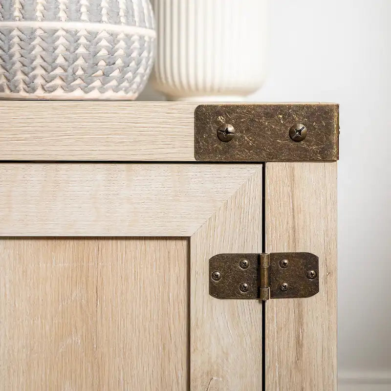 Meuble TV de 70 pouces avec porte de grange