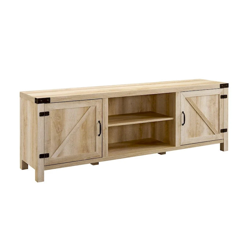 Meuble TV de 70 pouces avec porte de grange