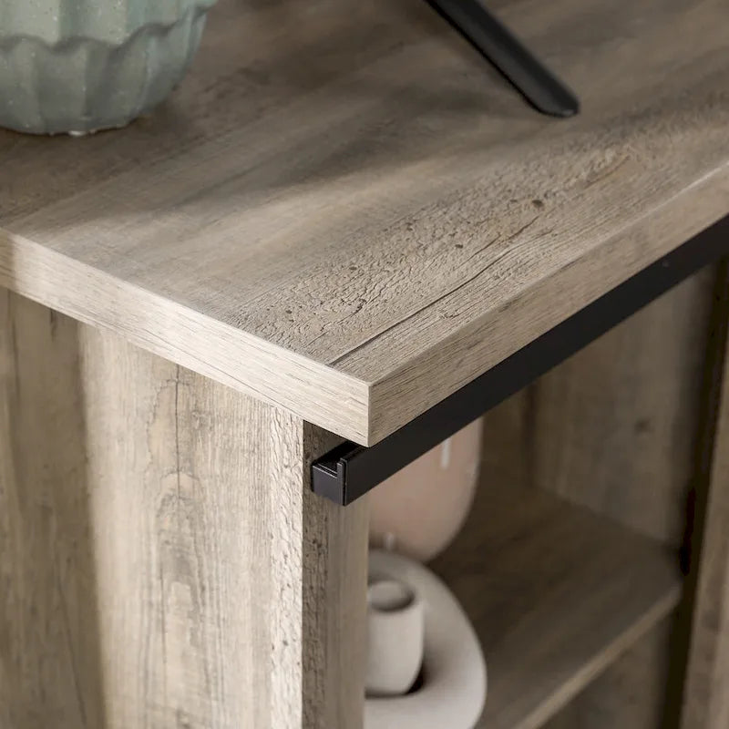 Meuble TV de 58 pouces avec portes de grange coulissantes