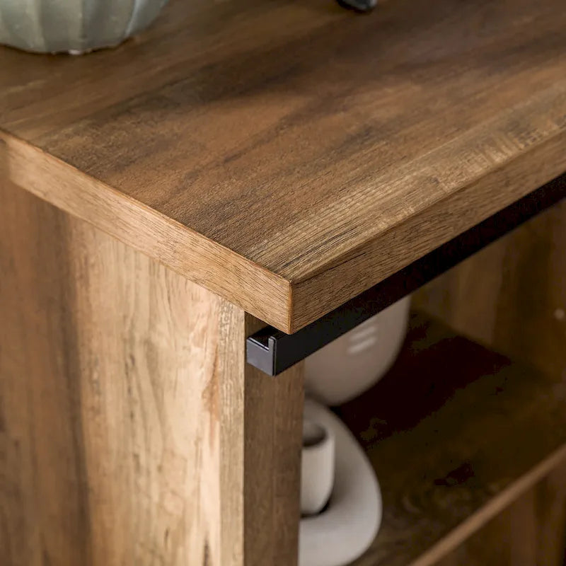 Meuble TV de 58 pouces avec portes de grange coulissantes