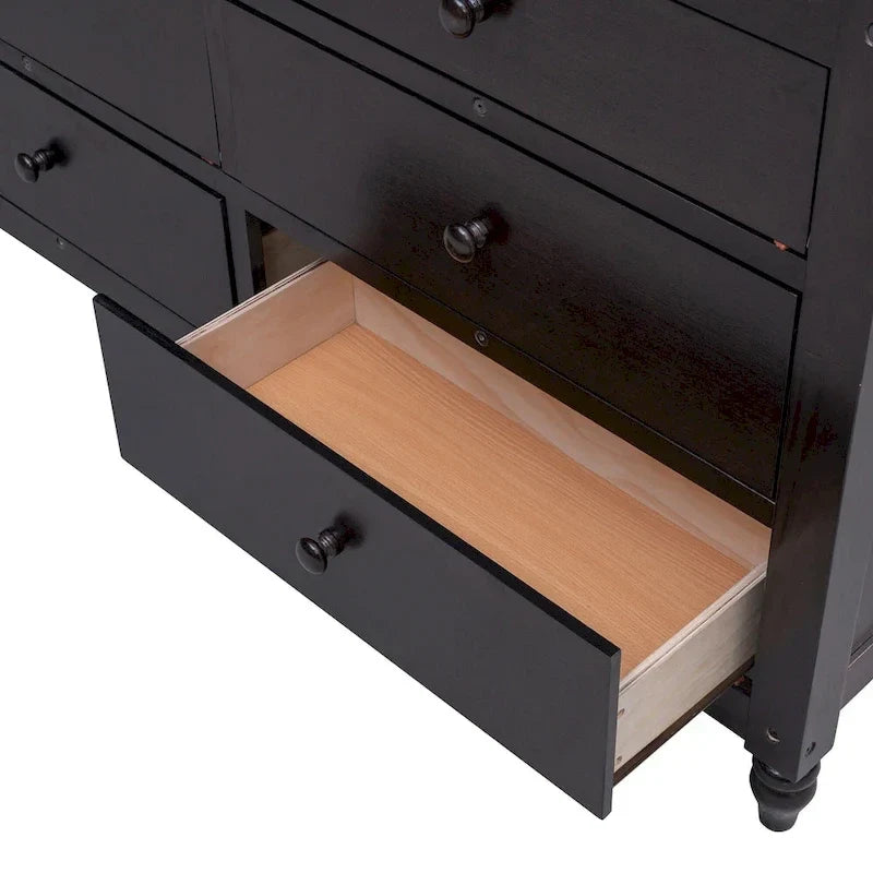 Lit mezzanine double avec tiroirs et bureau, en bois avec étagères