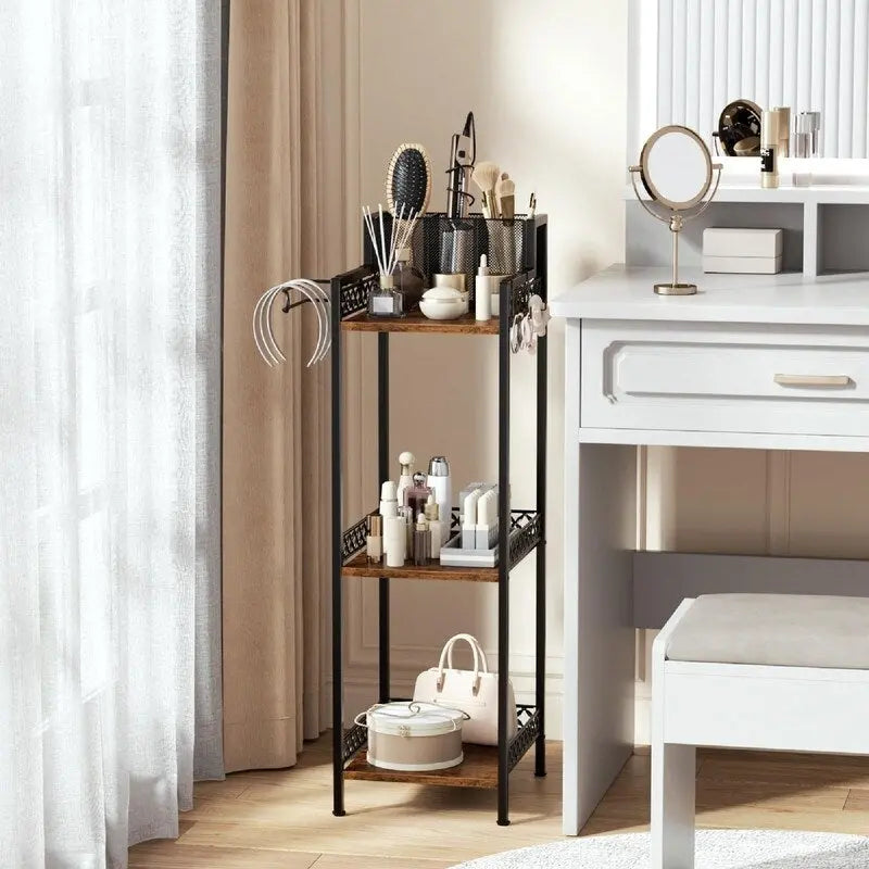 Organizador de baño de 3 niveles - 11.42D x 9.85W x 32.68H