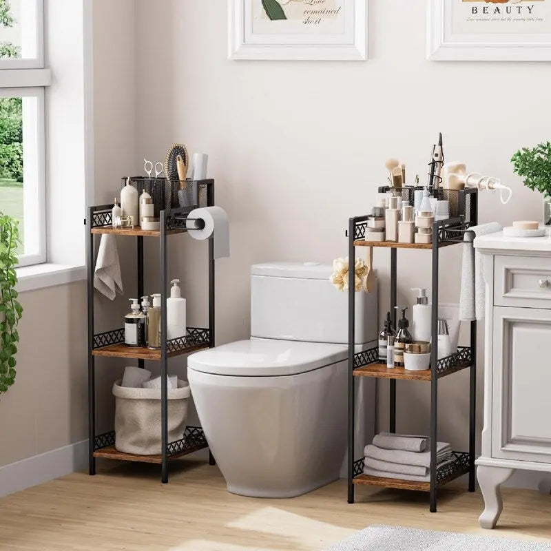 Organizador de baño de 3 niveles - 11.42D x 9.85W x 32.68H