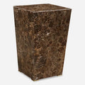 Mesa decorativa de mármol de 14 de ancho