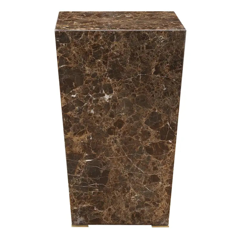 Mesa decorativa de mármol de 14 de ancho