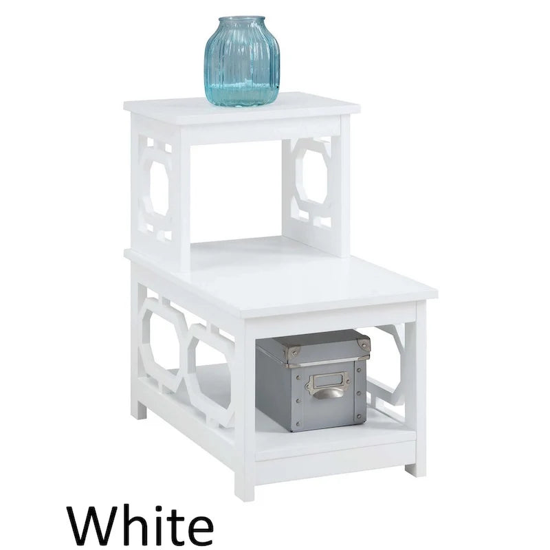 2 Step Chairside End Table