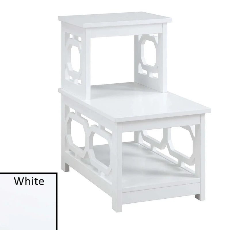 2 Step Chairside End Table