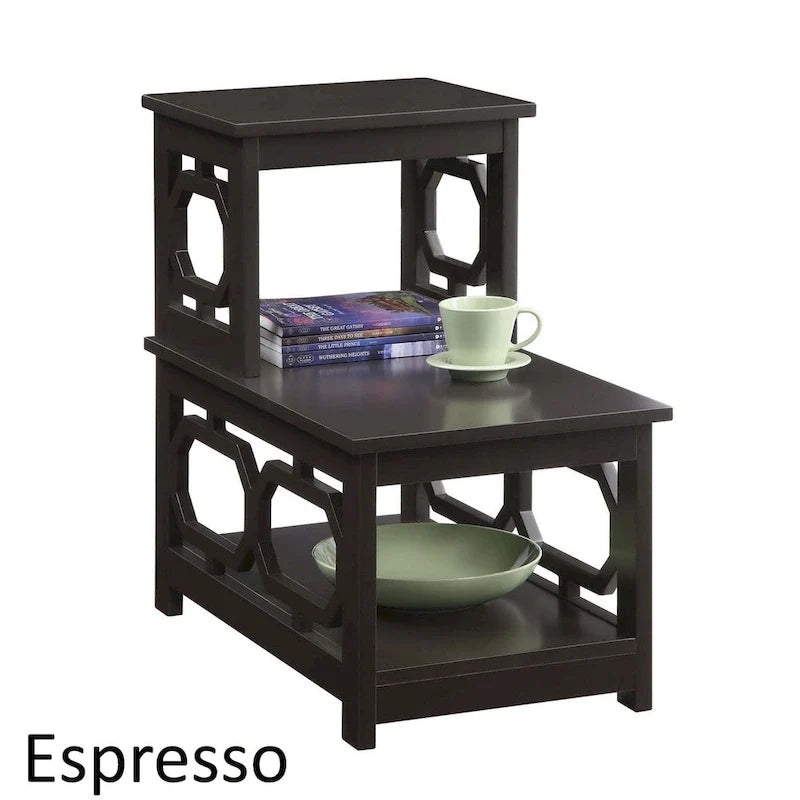 2 Step Chairside End Table