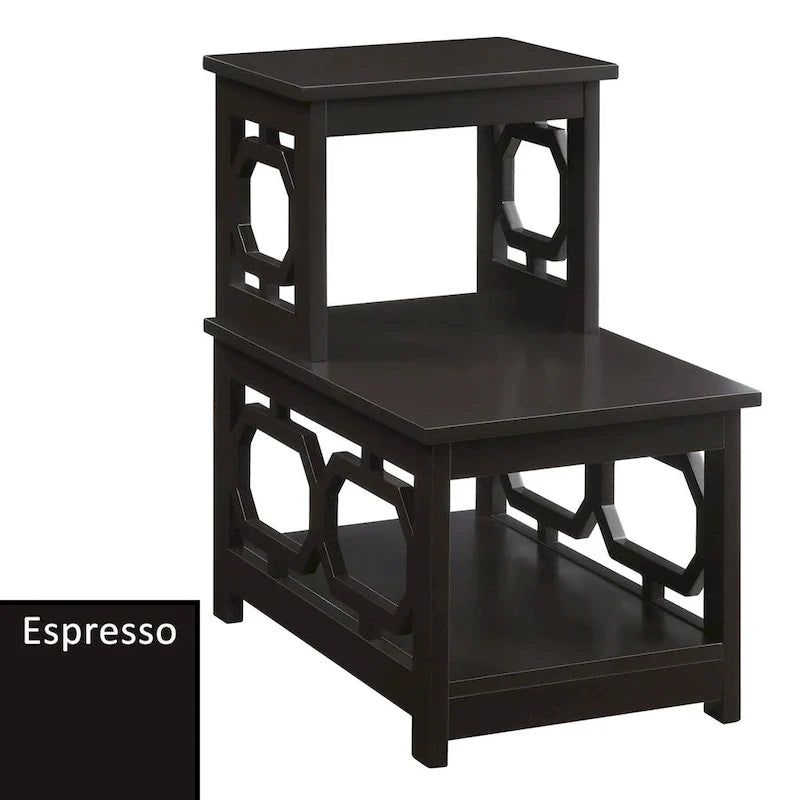 2 Step Chairside End Table