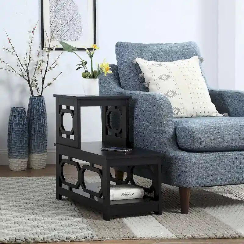 2 Step Chairside End Table