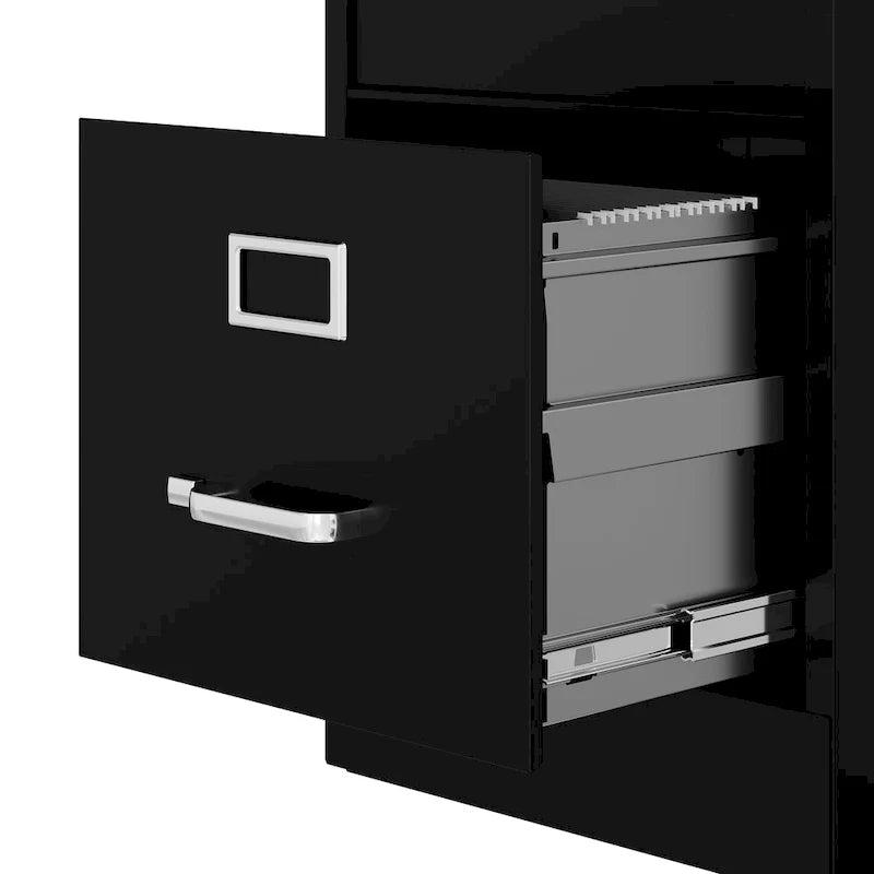 Archivador vertical de 22 pulgadas de profundidad, 3 cajones y tamaño para cartas