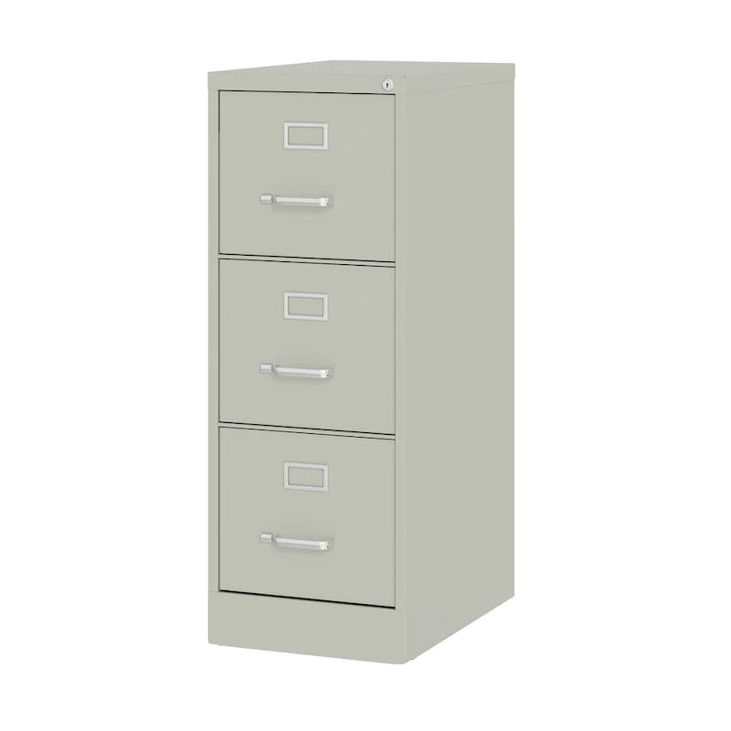 Archivador vertical de 22 pulgadas de profundidad, 3 cajones y tamaño para cartas