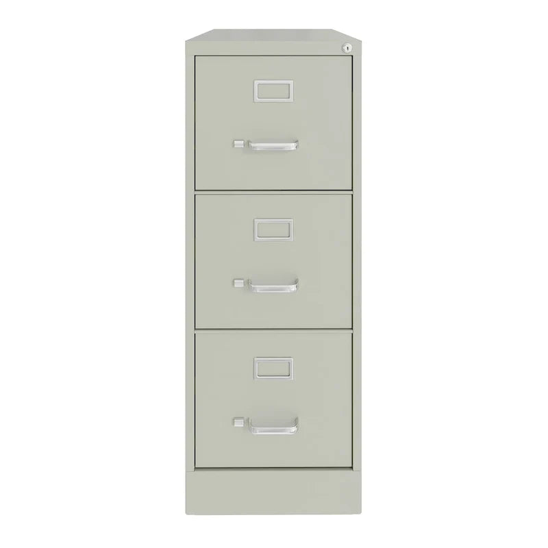 Archivador vertical de 22 pulgadas de profundidad, 3 cajones y tamaño para cartas