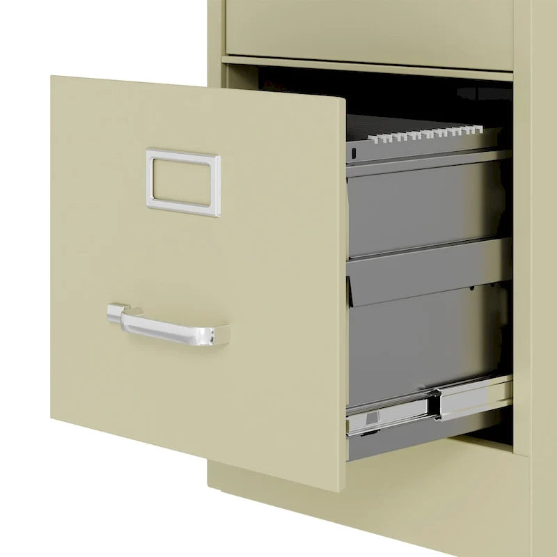 Archivador vertical de 22 pulgadas de profundidad, 3 cajones y tamaño para cartas