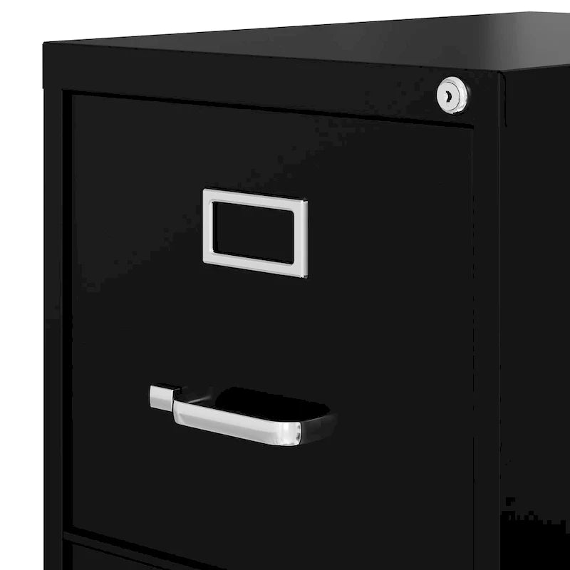 Archivador vertical de 22 pulgadas de profundidad, 3 cajones y tamaño para cartas
