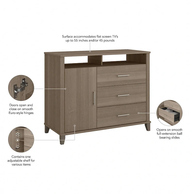 Mueble alto para TV con almacenamiento