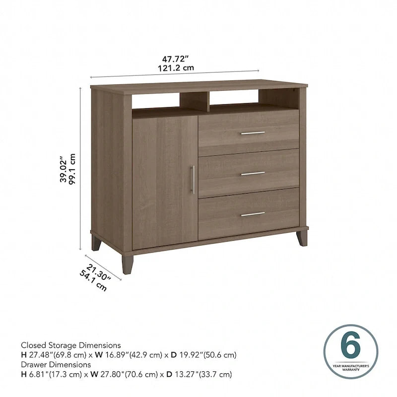 Mueble alto para TV con almacenamiento