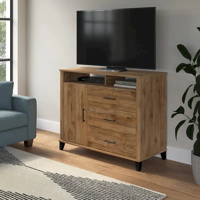 Mueble alto para TV con almacenamiento