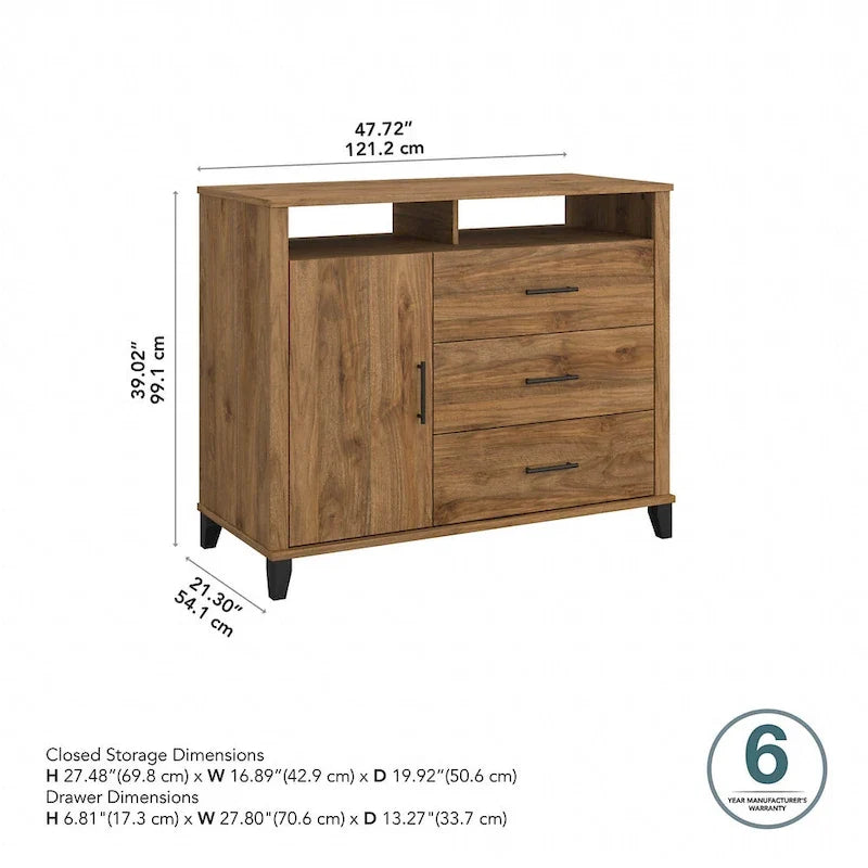 Mueble alto para TV con almacenamiento
