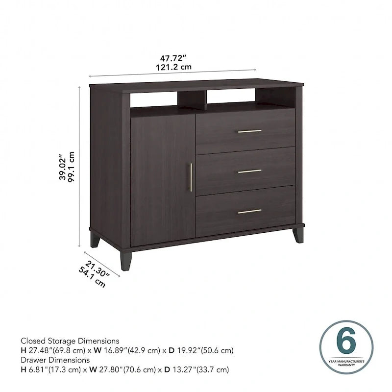 Mueble alto para TV con almacenamiento