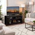Mueble para TV de 48 pulgadas, para televisores de hasta 55 pulgadas, no requiere montaje, acabado color moca