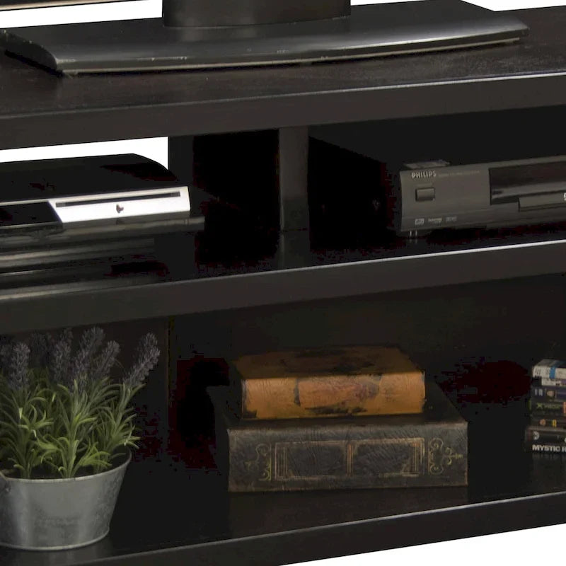 Mueble para TV de 48 pulgadas, para televisores de hasta 55 pulgadas, no requiere montaje, acabado color moca