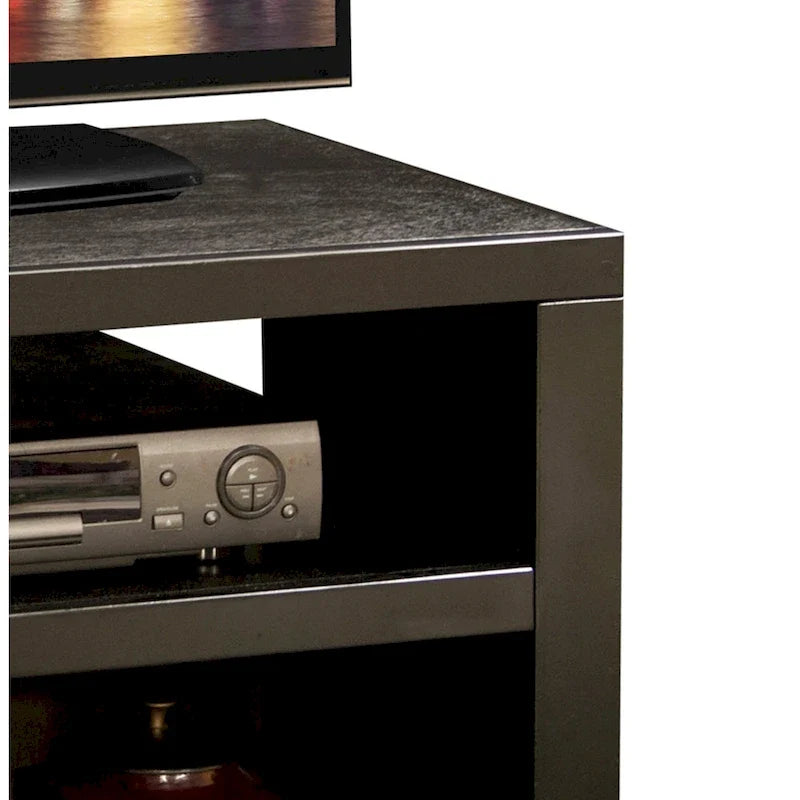 Mueble para TV de 48 pulgadas, para televisores de hasta 55 pulgadas, no requiere montaje, acabado color moca