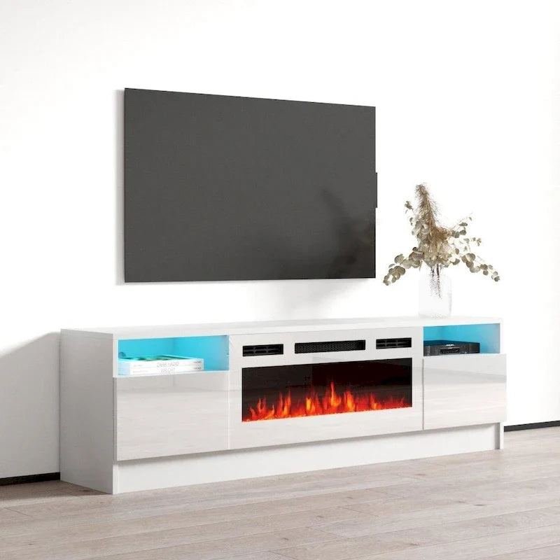 Elektrischer Kamin-TV-Ständer, 63