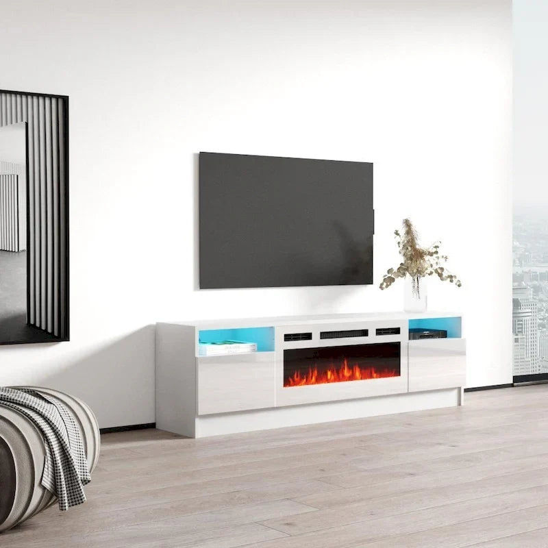 Elektrischer Kamin-TV-Ständer, 63