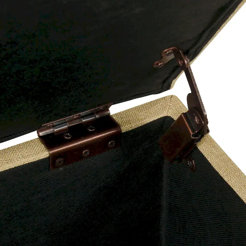 Ottoman de rangement de luxe de 28 pouces carré