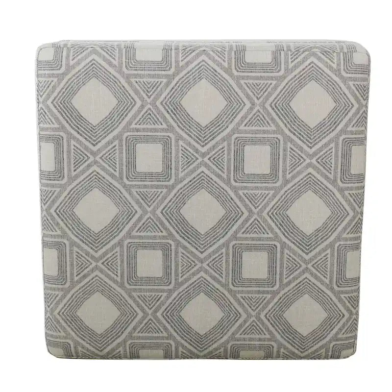 Ottoman de rangement de luxe de 28 pouces carré