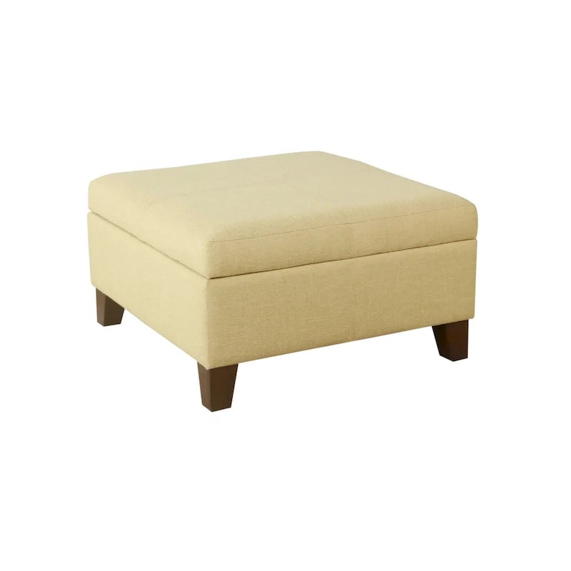 Ottoman de rangement de luxe de 28 pouces carré