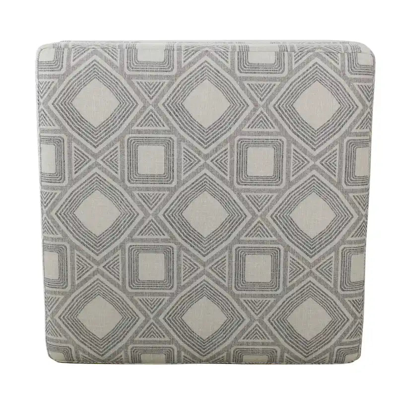 Ottoman de rangement de luxe de 28 pouces carré