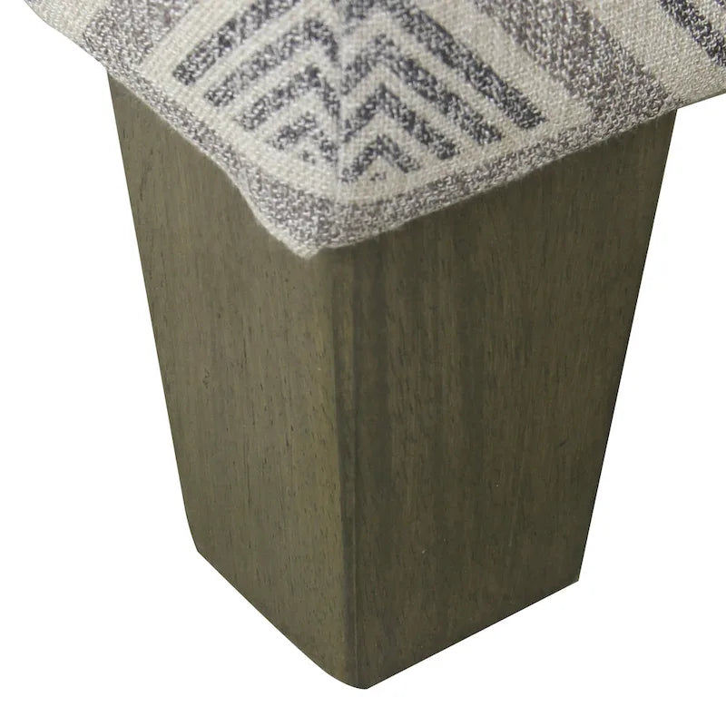 Ottoman de rangement de luxe de 28 pouces carré