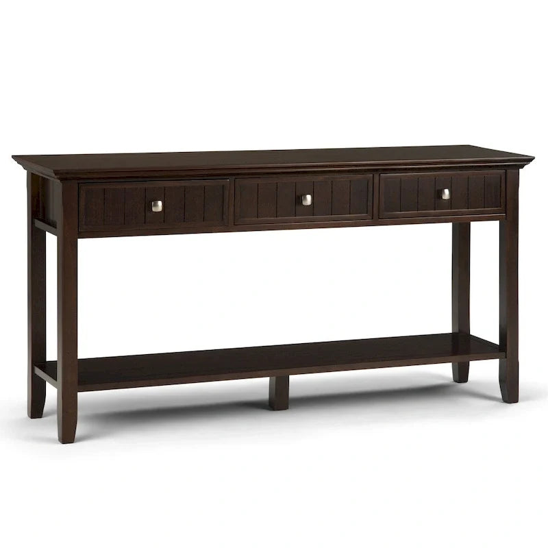 Übergangszeitlicher Konsolentisch aus Massivholz, 60 inch breit - 60 x 16 x 30