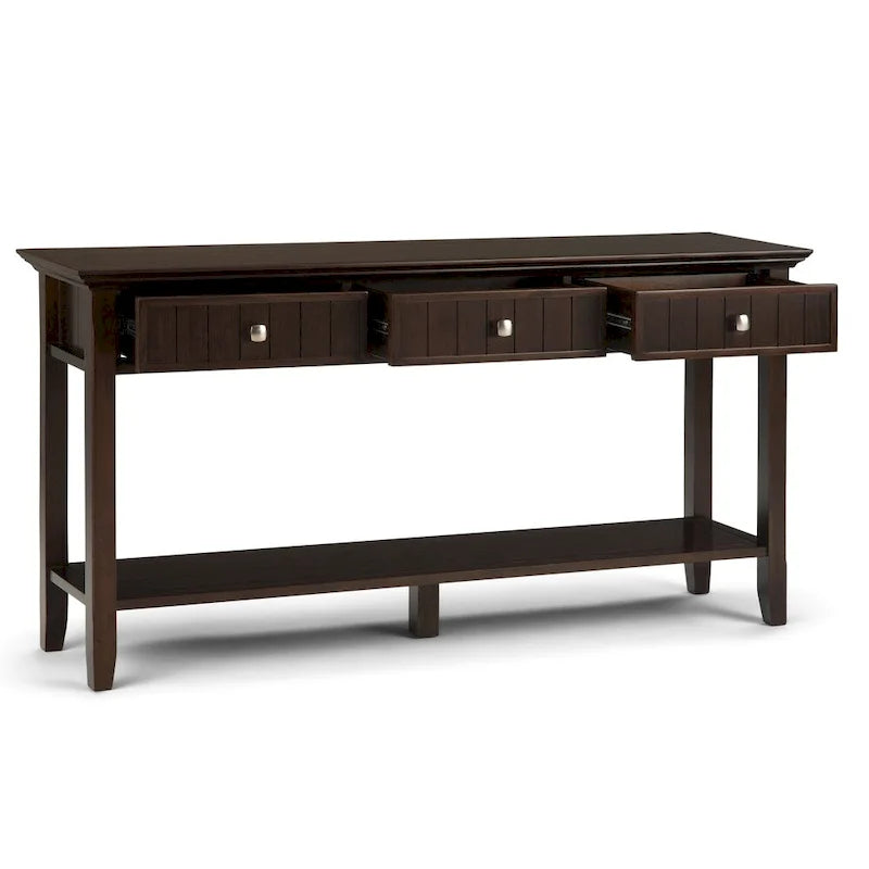 Übergangszeitlicher Konsolentisch aus Massivholz, 60 inch breit - 60 x 16 x 30