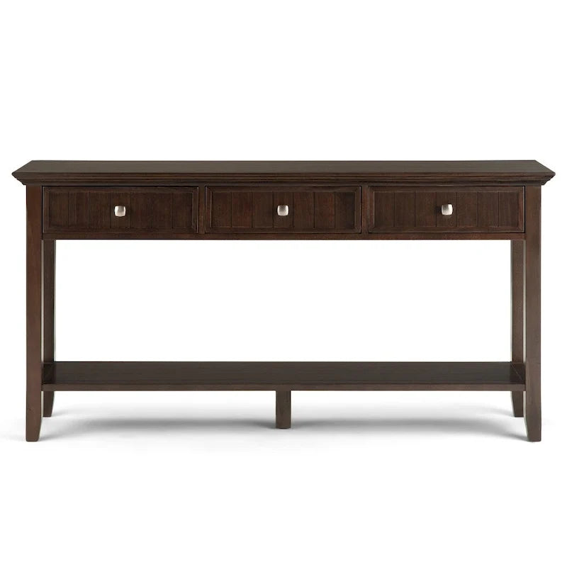 Übergangszeitlicher Konsolentisch aus Massivholz, 60 inch breit - 60 x 16 x 30