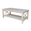 Table basse en bois massif