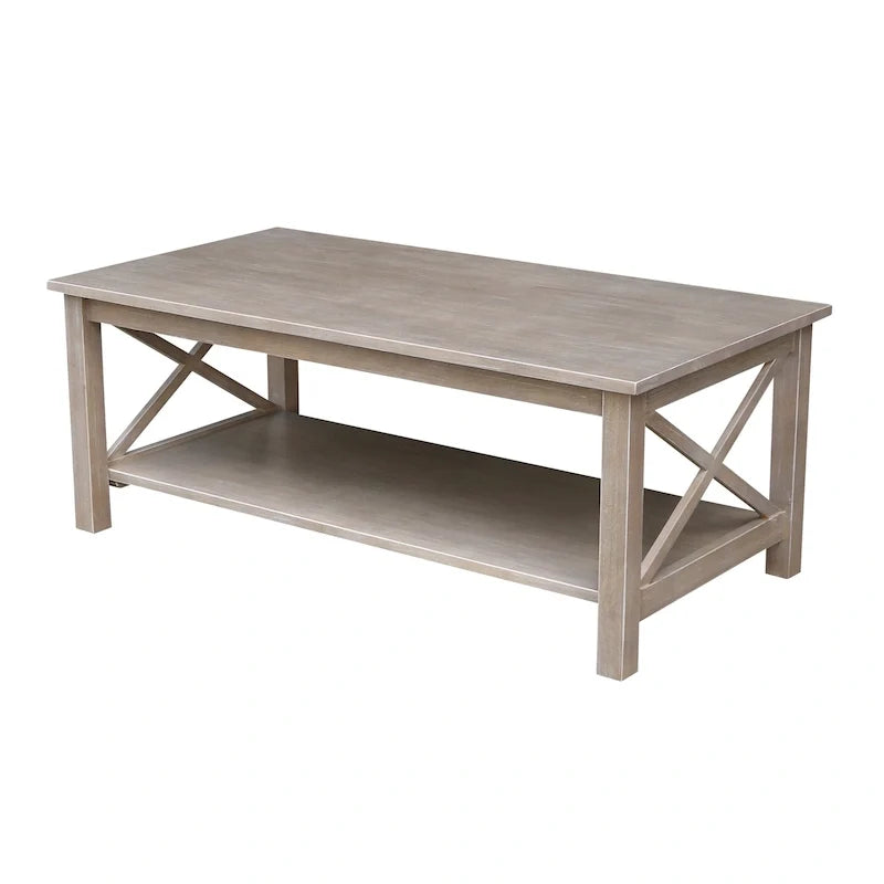 Mesa de centro de madera maciza