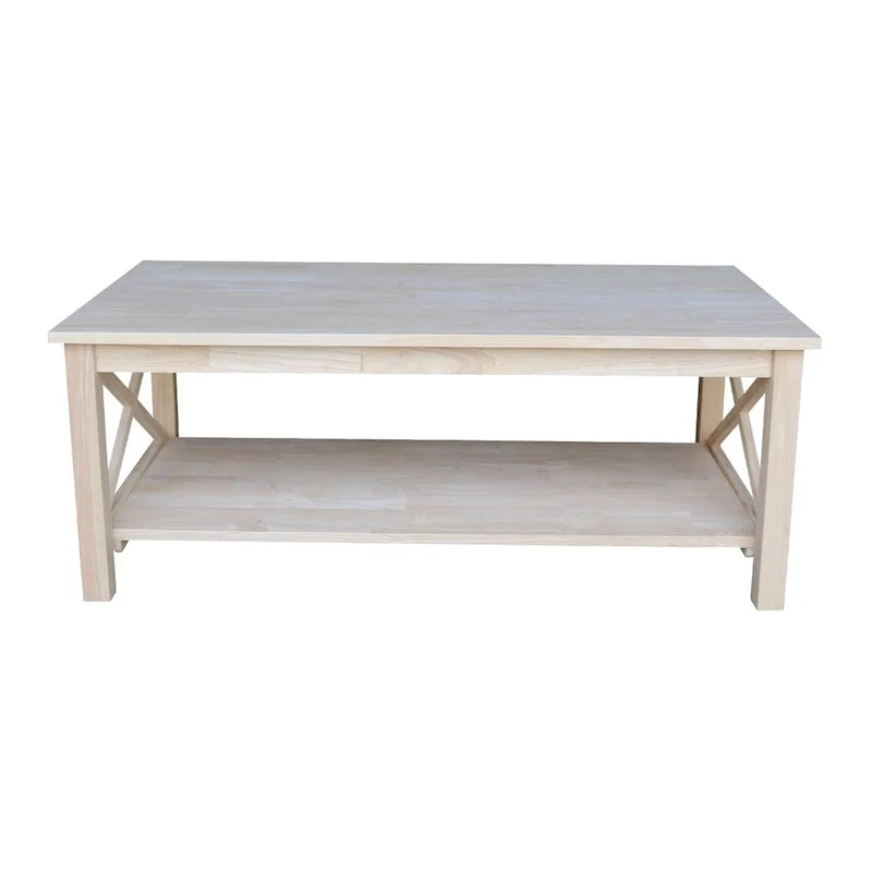 Table basse en bois massif