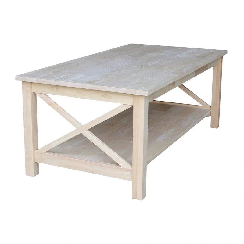 Table basse en bois massif