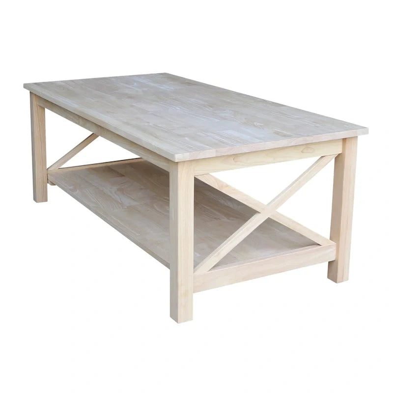 Table basse en bois massif